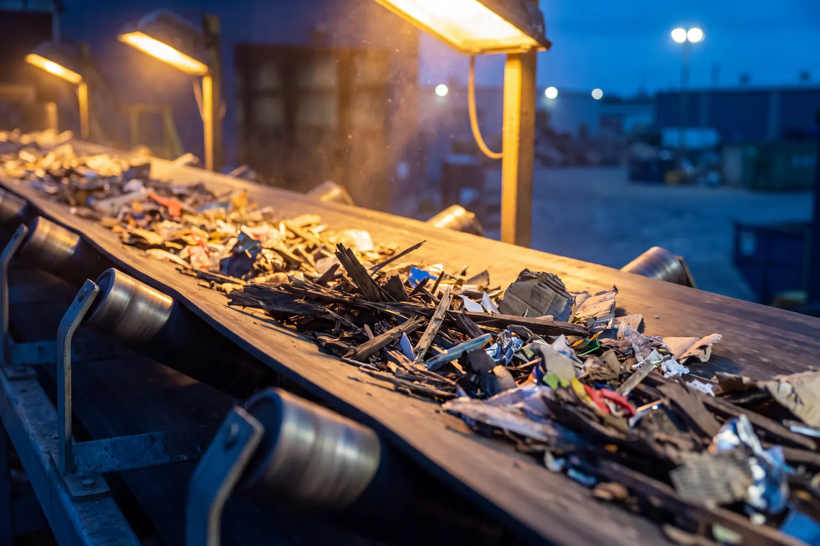 Plateforme de tri et de valorisation de déchets industriels