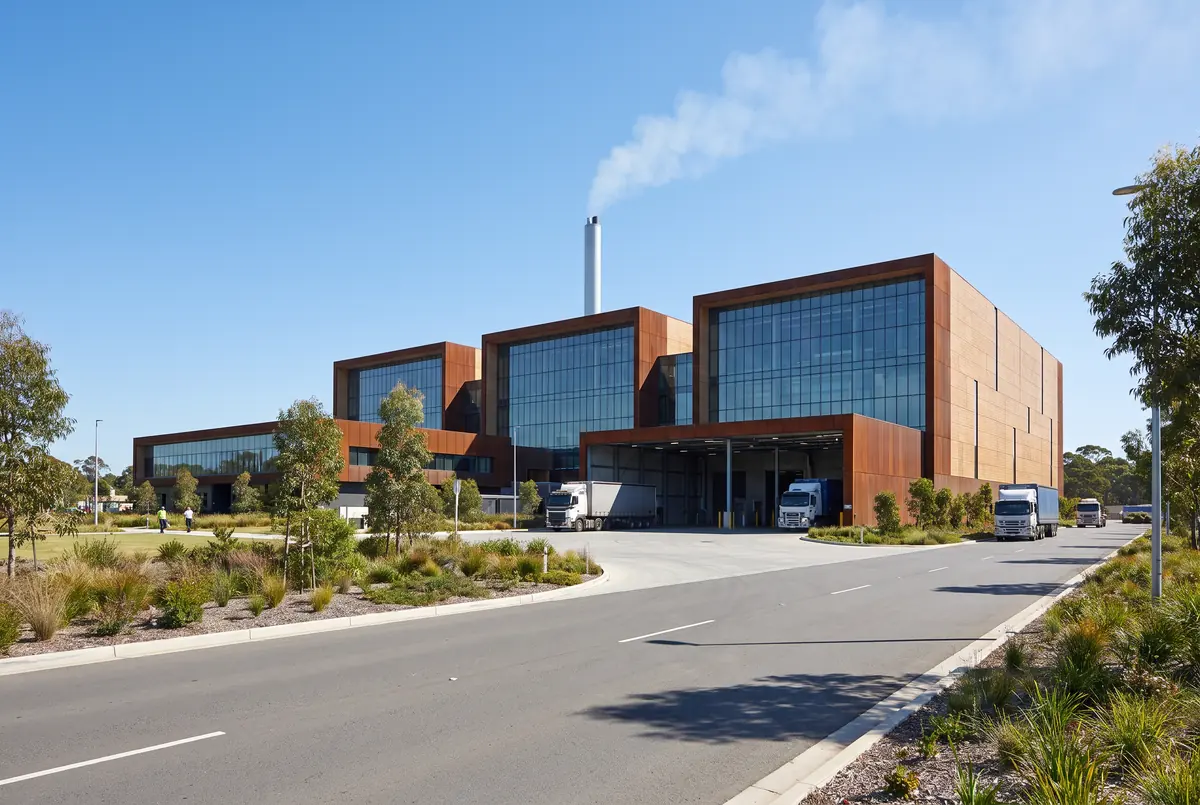 Unité de valorisation énergétique en exploitation